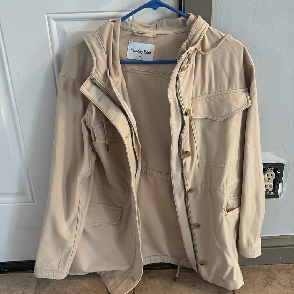 Sunday’s Best Beige Jacket from Aritizia